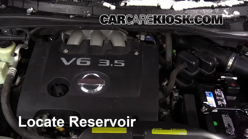 2007 Nissan Quest 3.5L V6 Windshield Washer Fluid